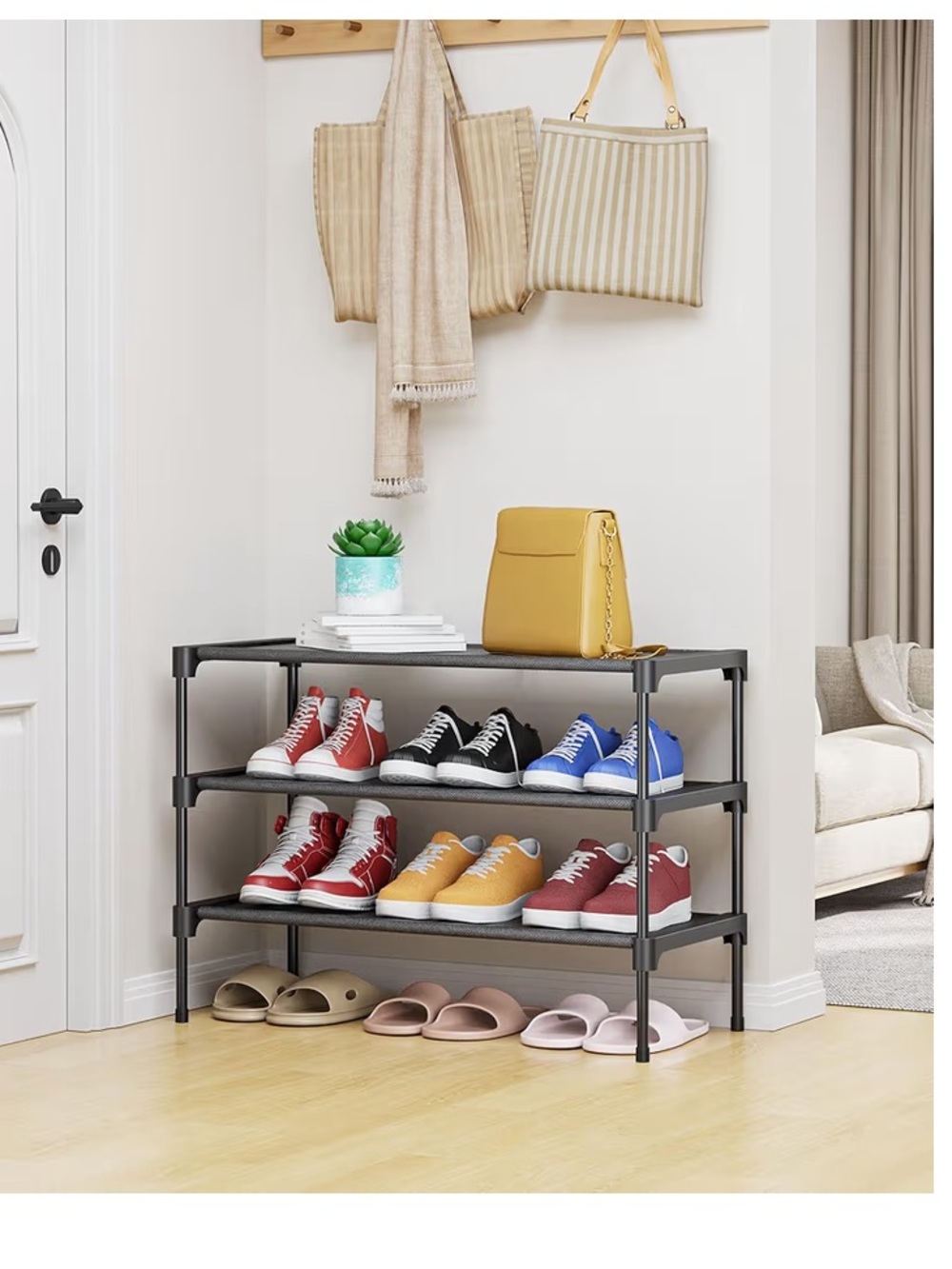 Kitsure small shoe rack